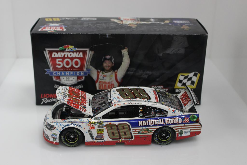 Dale Earnhardt Jr Dual Autographed W/ Rick Hendrick 2014 National Guard ...