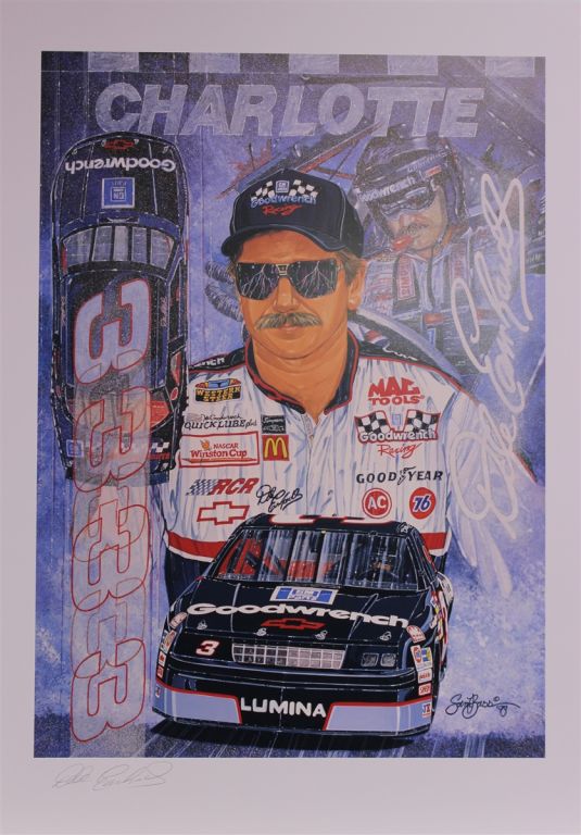 Autographed Dale Earnhardt 