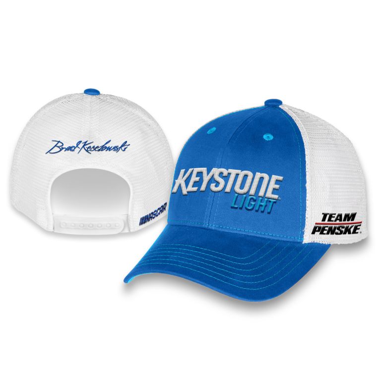 Brad Keselowski 2021 #2 Keystone Light Sponsor Adult Hat