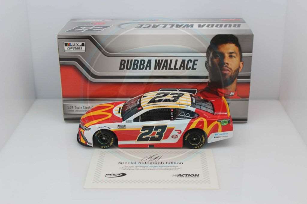 bubba wallace autographed diecast