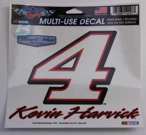 Kevin Harvick #4 5X6 Multi-Use Decal