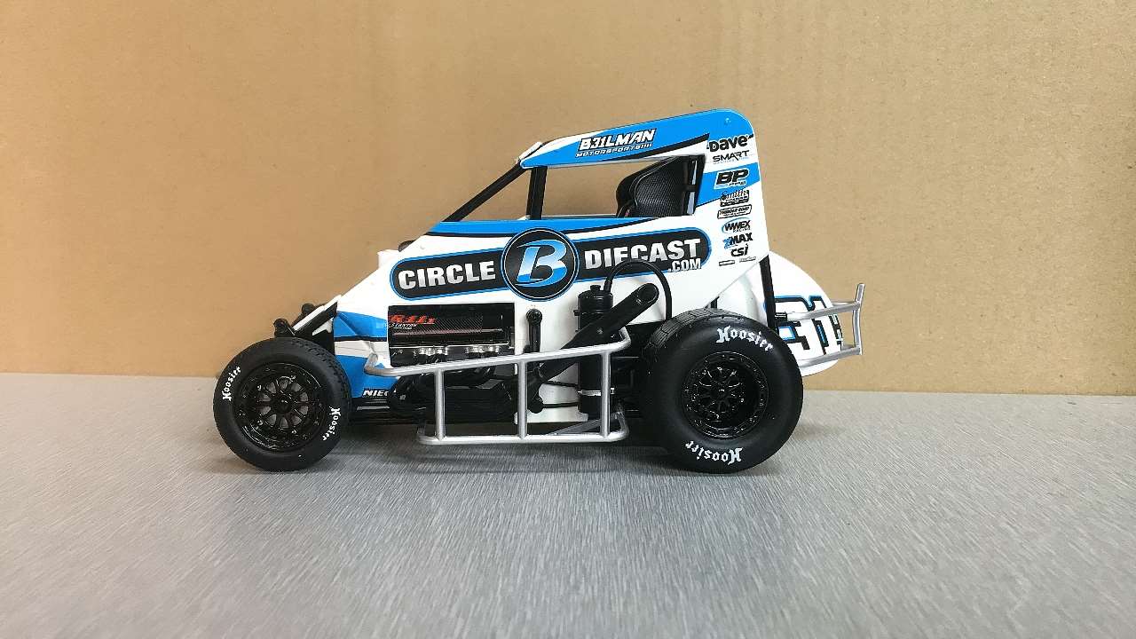 Carson Hocevar 2023 Circle B Diecast Chili Bowl 1:18 Midget Diecast