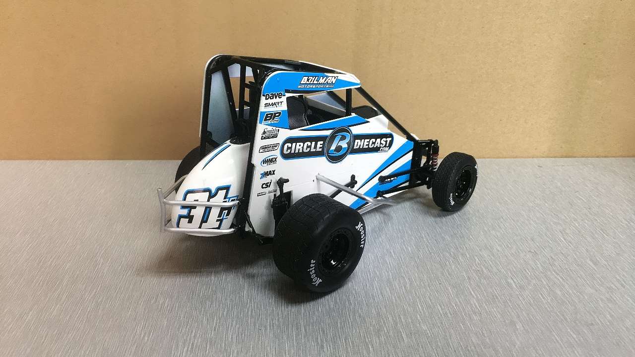 Carson Hocevar 2023 Circle B Diecast Chili Bowl 1:18 Midget Diecast